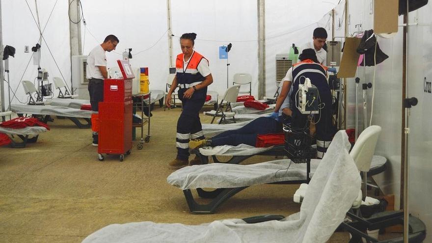 Cruz Roja atiende a 372 personas en el primer fin de semana de la Feria