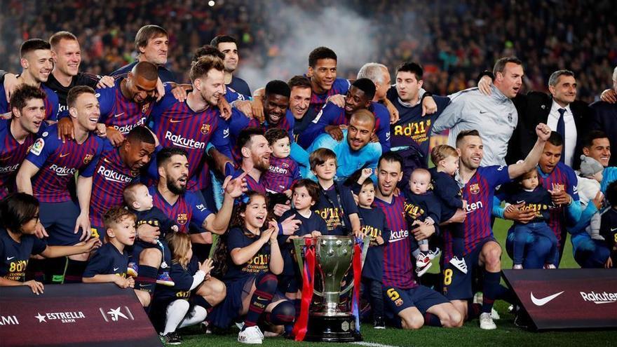 Messi proclama al Barcelona campeón de Liga