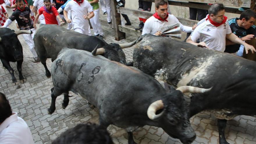 Una imatge dels Sanfermines de l&#039;any passat