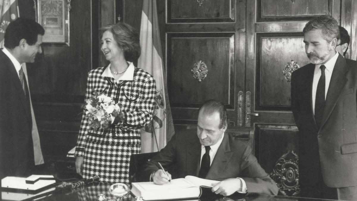 Visita del rey Juan Carlos I a Castelló.