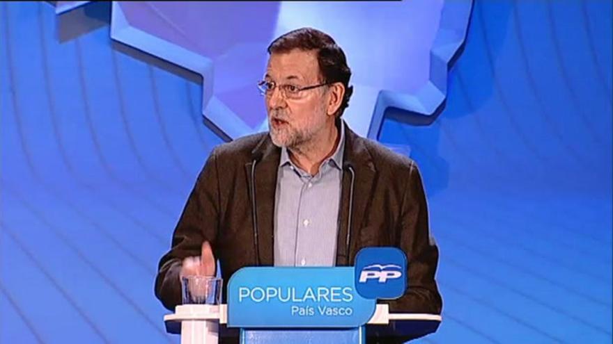 Pro abortistas interrumpen a Rajoy en el Congreso del PP vasco