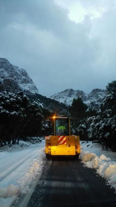 Mallorca, en riesgo importante por nevadas este sábado