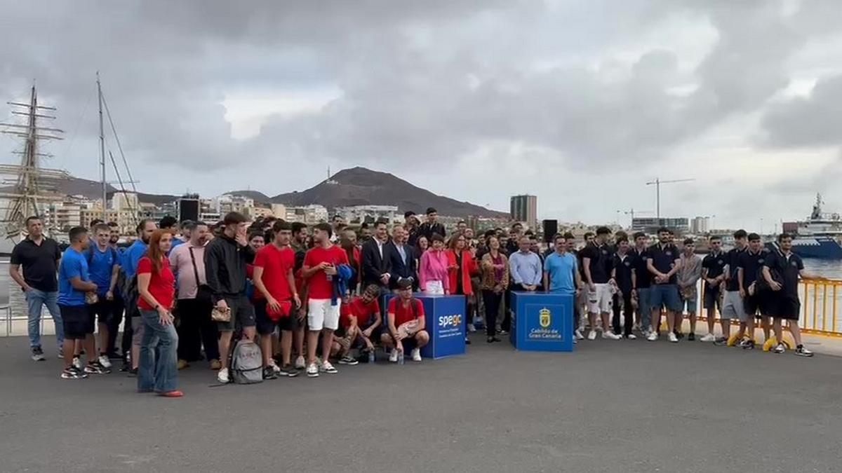 350 estudiantes de Formación Profesional conocen las salidas profesionales en el Puerto de Las Palmas