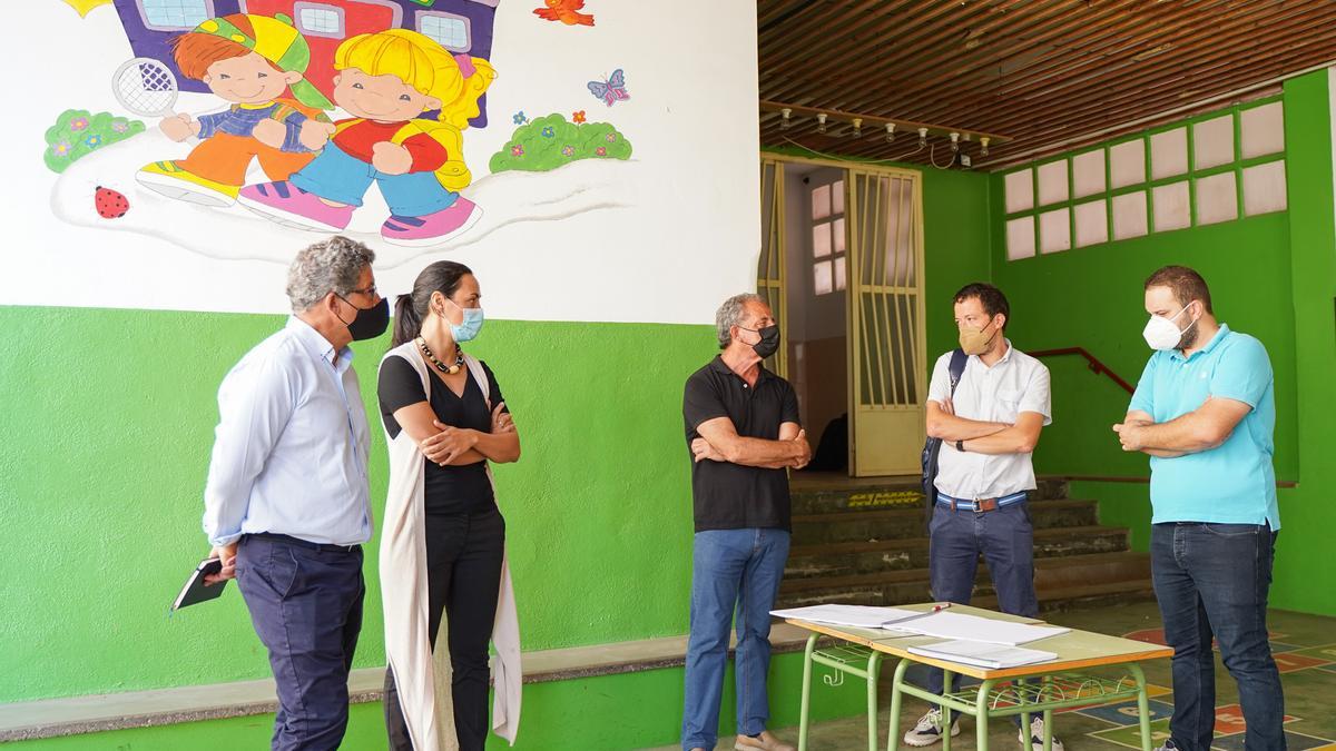 Obras en el colegio Herrero de Castelló