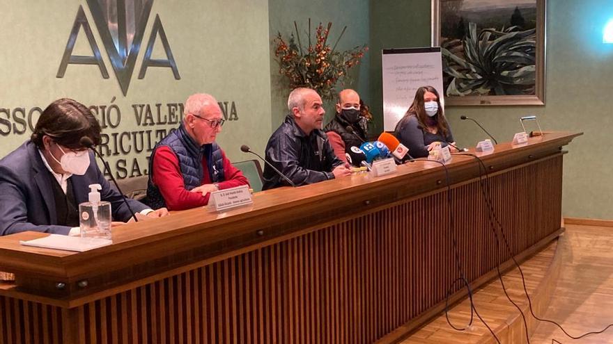 Representantes de las organizaciones agrarias presentan el calendario de protestas