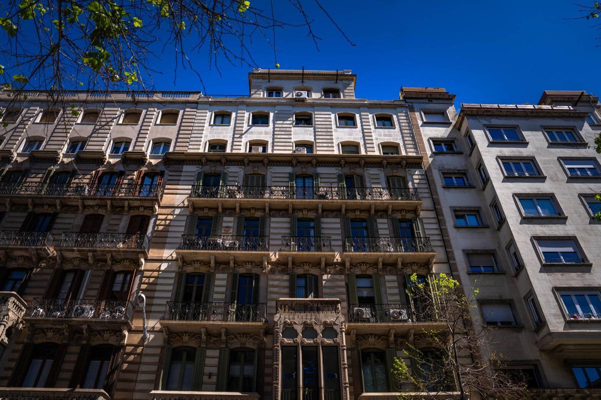 Remontas construidas en edificios de Barcelona.