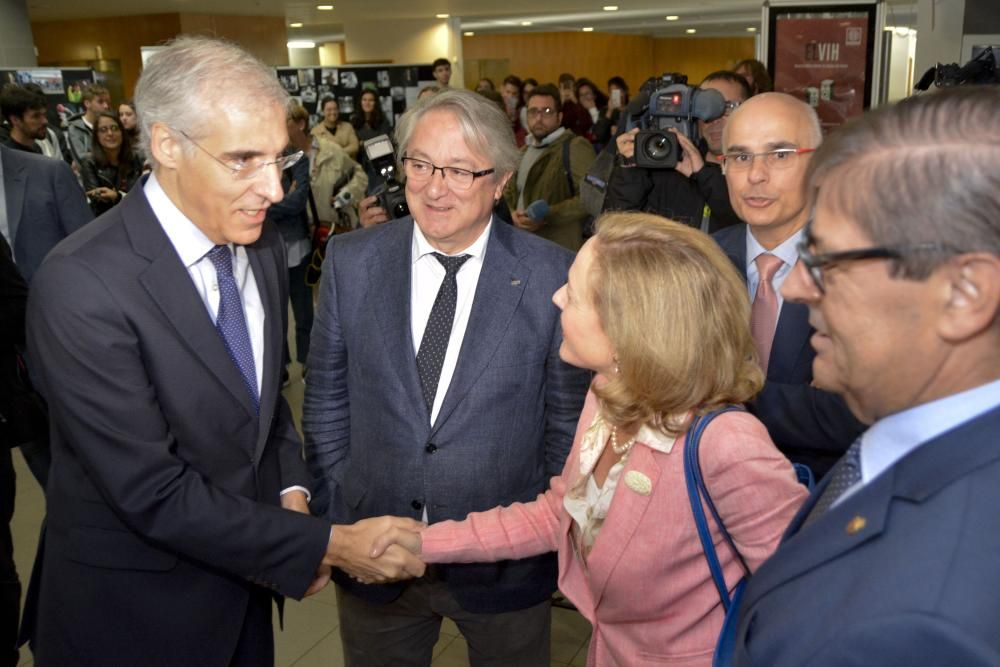 Nadia Calviño, en la Universidade da Coruña