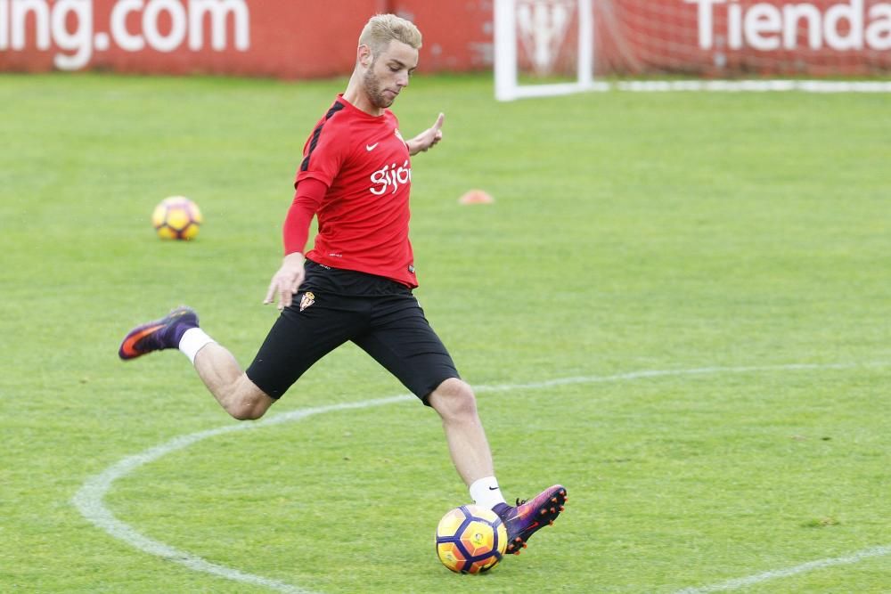 Entrenamiento del Sporting (sábado 5 de noviembre)