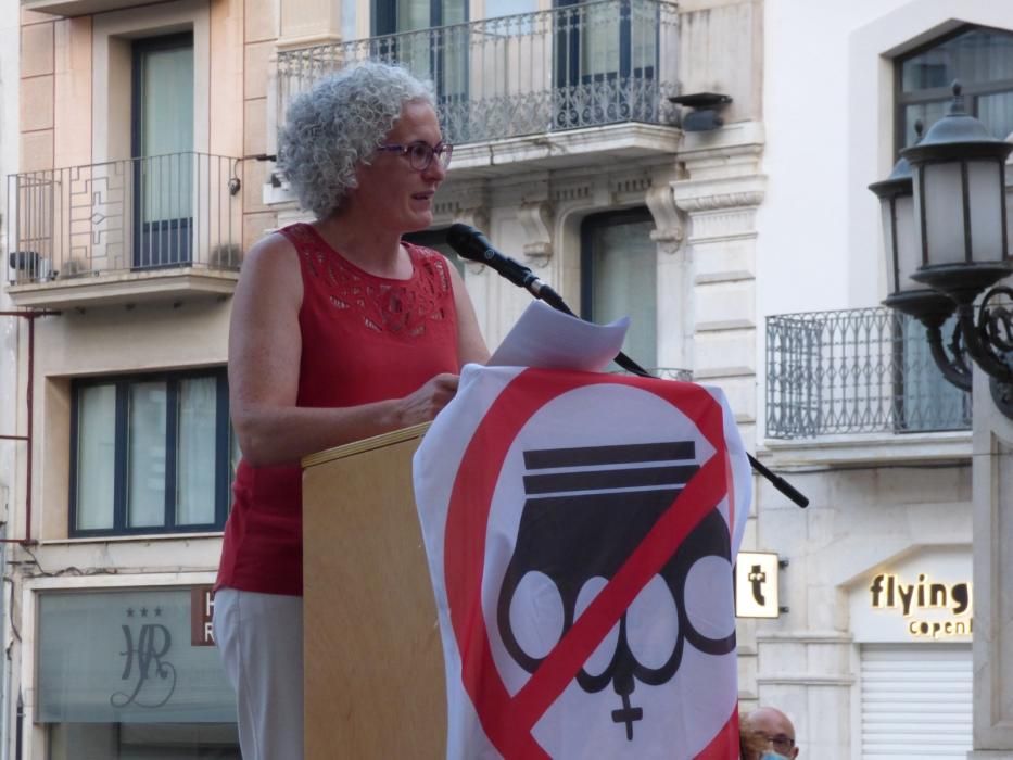 Acte contra la monarquia a la Rambla de Figueres