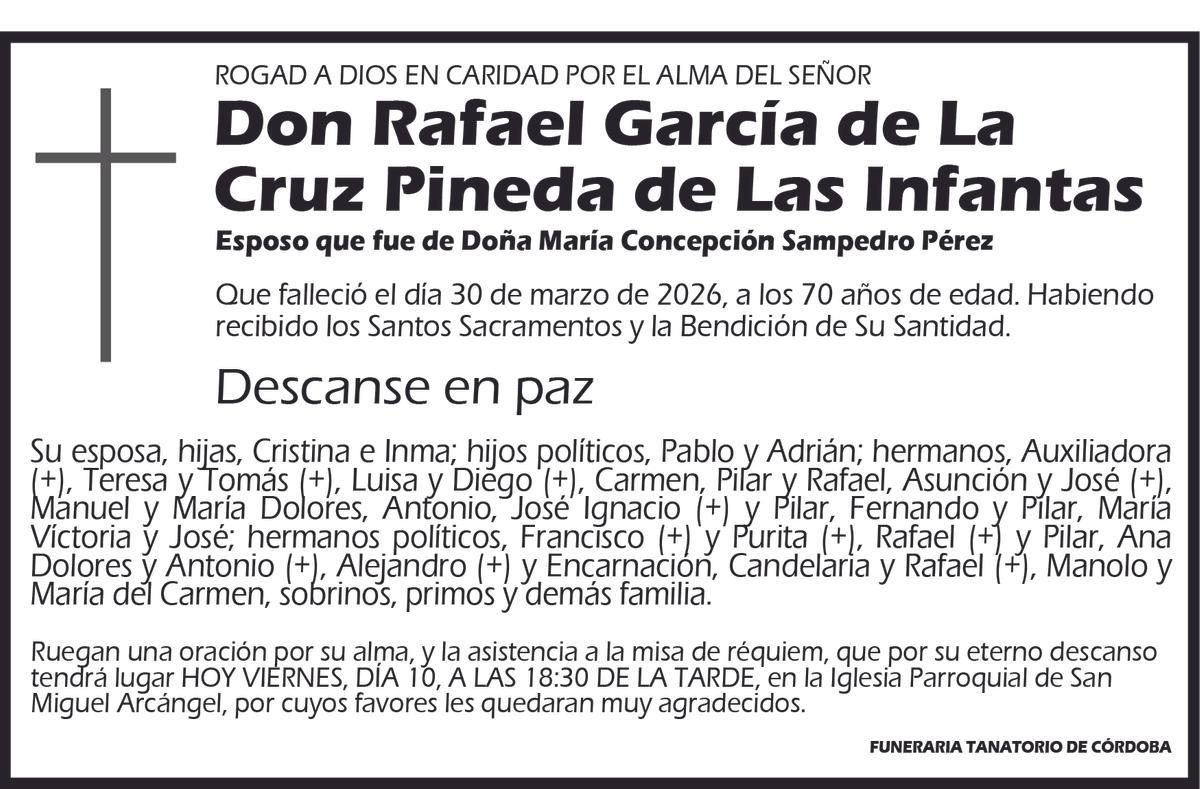 Rafael García de La Cruz Pineda de Las Infantas