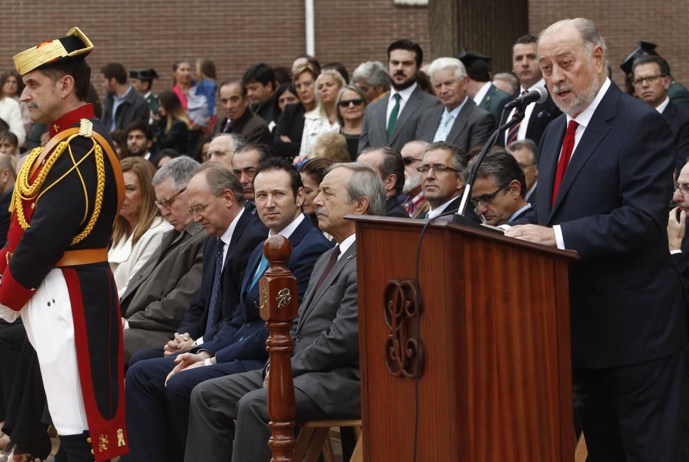 Actos oficiales en el cuartel del Rubín por el día del Pilar