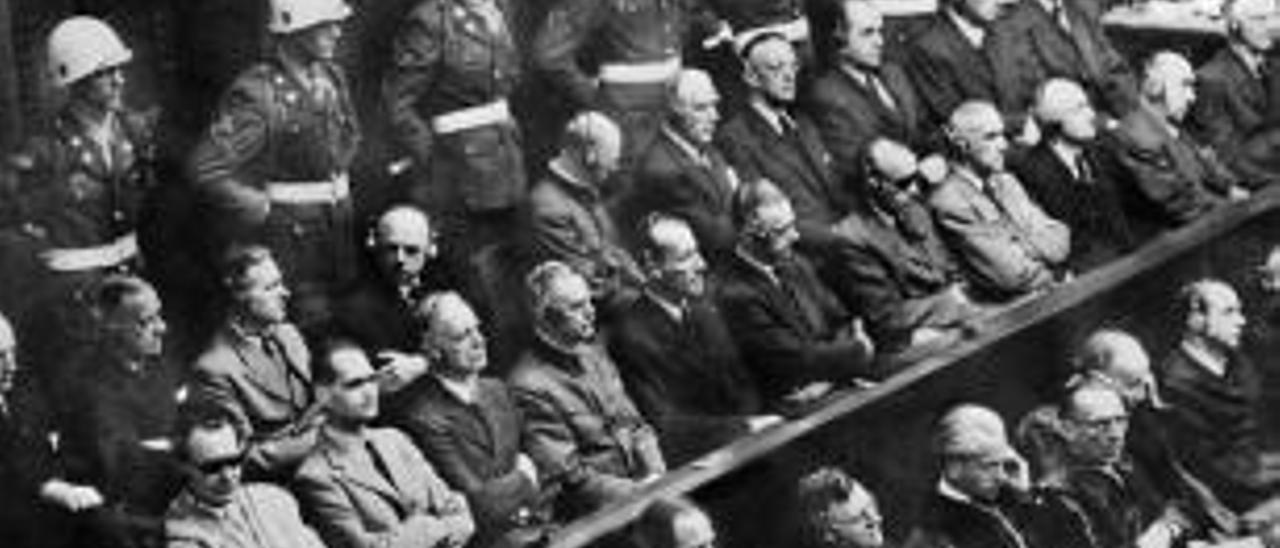 El juicio de Nuremberg.