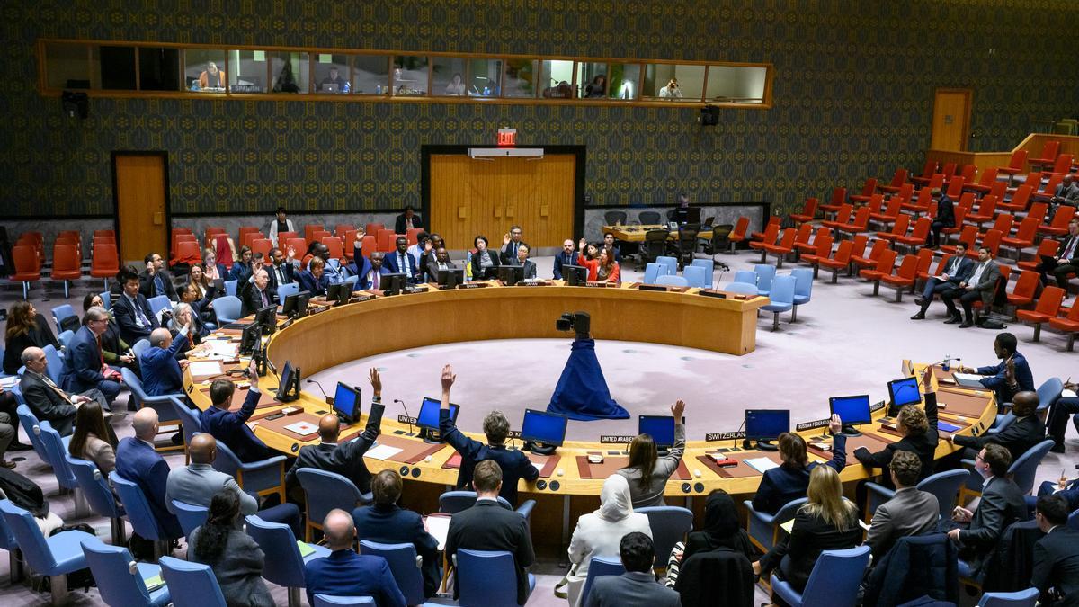 Un imagen de archivo del Consejo de Seguridad de Naciones Unidas.