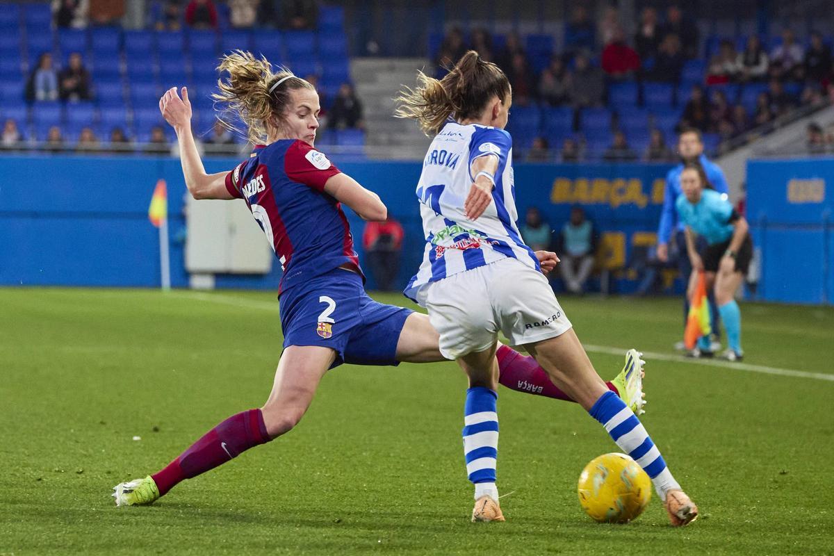 Liga F. FC Barcelona - Sporting Huelva, las mejores imágenes Liga F. FC Barcelona - Sporting Huelva, las mejores imágenes