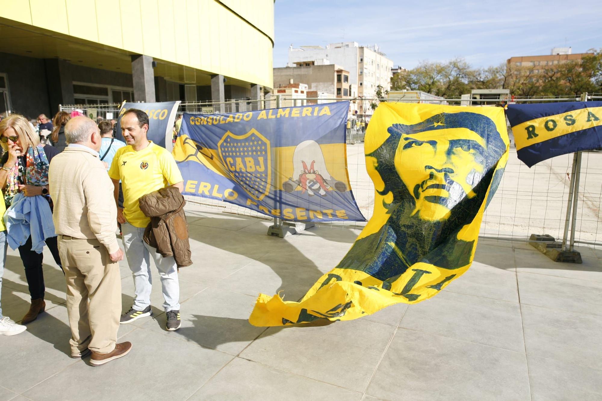 Ambiente previo al partido de leyendas del Villarreal CF en imágenes