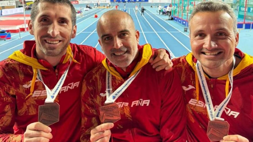 Triple bronce con sabor ibicenco en el Europeo máster de atletismo