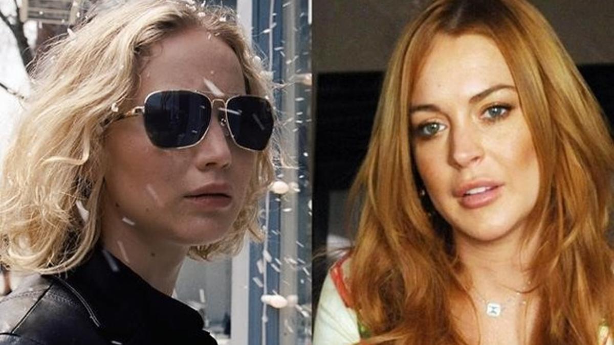 Jennifer Lawrence y Lindsay Lohan.