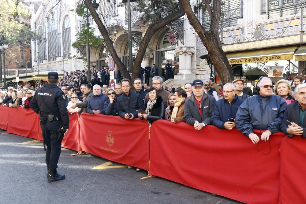 Los Reyes en el Mercado Central de Valencia