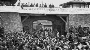 Españoles del campo de concentración de Mauthausen.