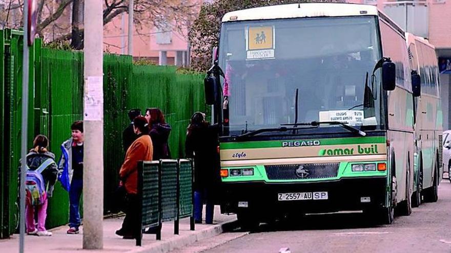 La DGA suscribe convenios por 2,5 millones con diversas comarcas para el transporte escolar