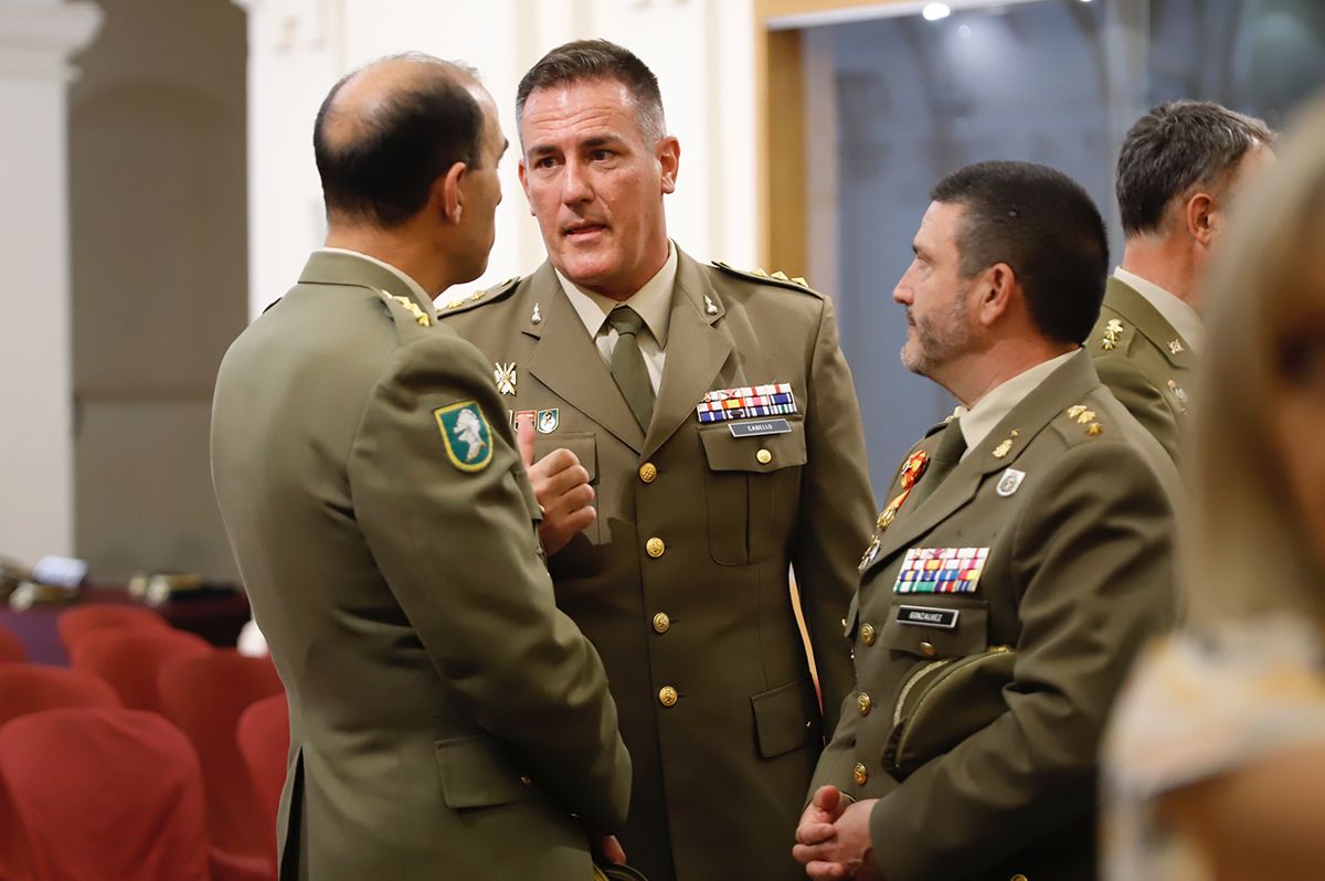 Acto de imposición del fajín al general de brigada cordobés Antonio Bernal