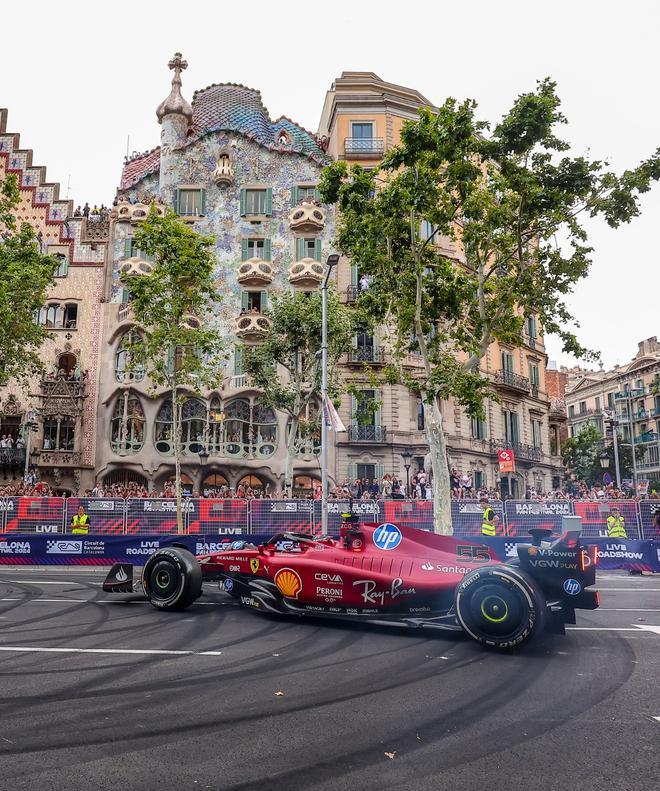 Exhibición F1 Barcelona: El Road Show en el Paseo de Gràcia, en imágenes