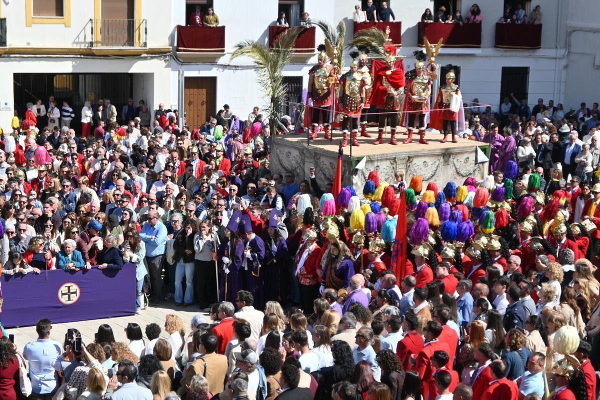 Prendimiento de Jesús el Viernes Santo por la mañana en Baena.