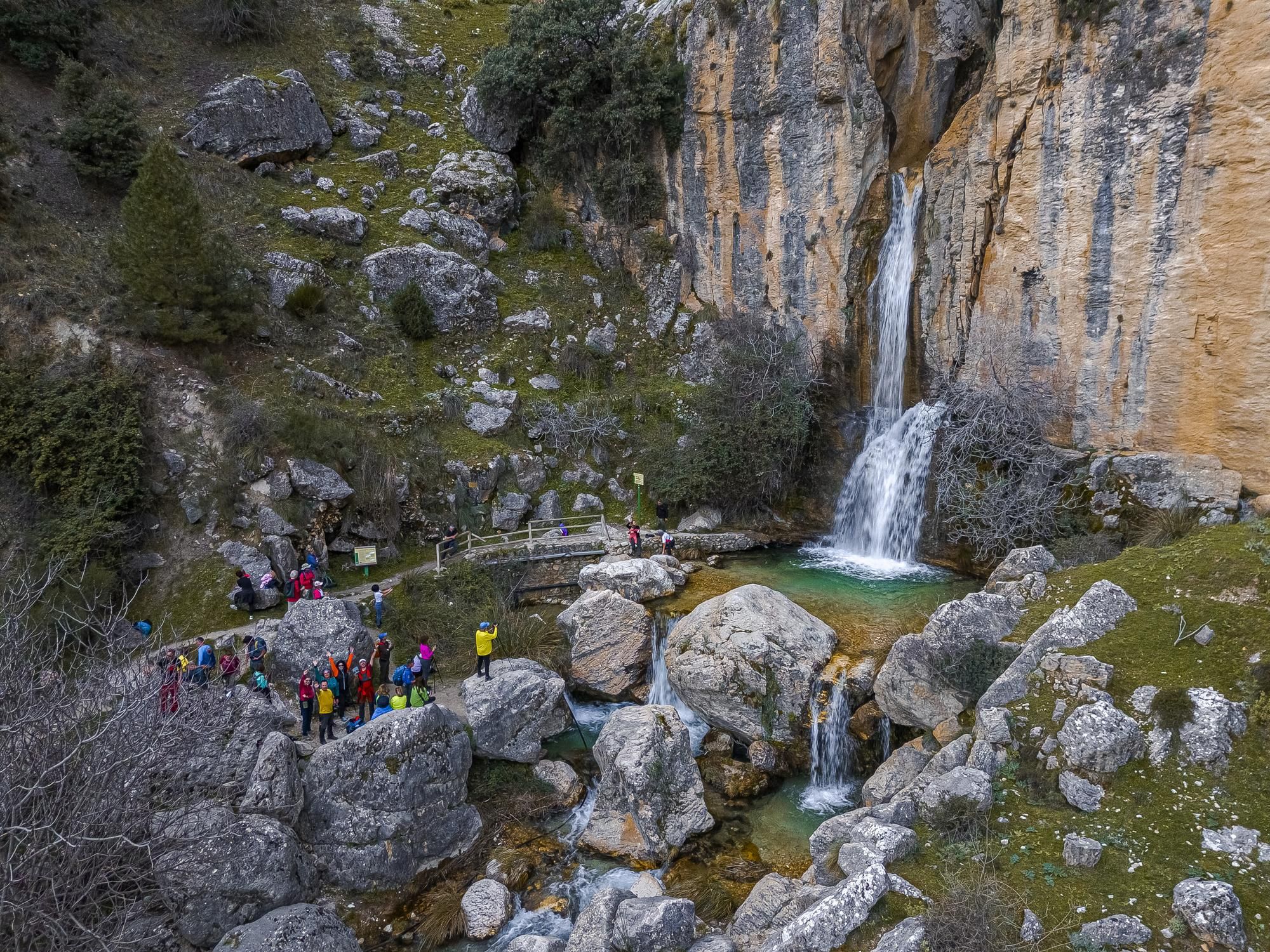 Uno de los saltos de agua de la sierra de Castril