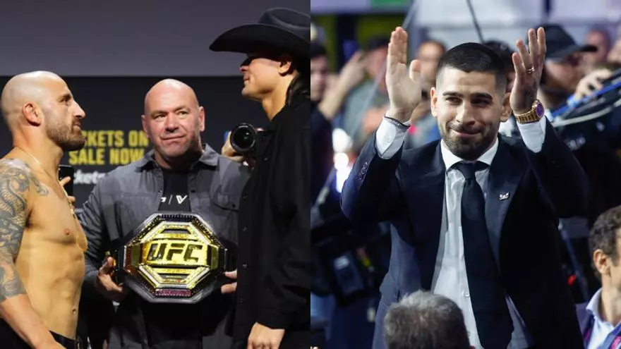 As promociona la UFC el combate entre Volkanovski y Lopes en el UFC 314