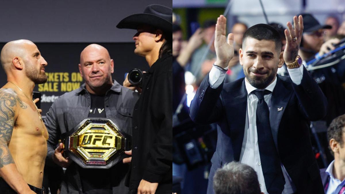 Así promociona la UFC el combate entre Volkanovski y Lopes en el UFC 314