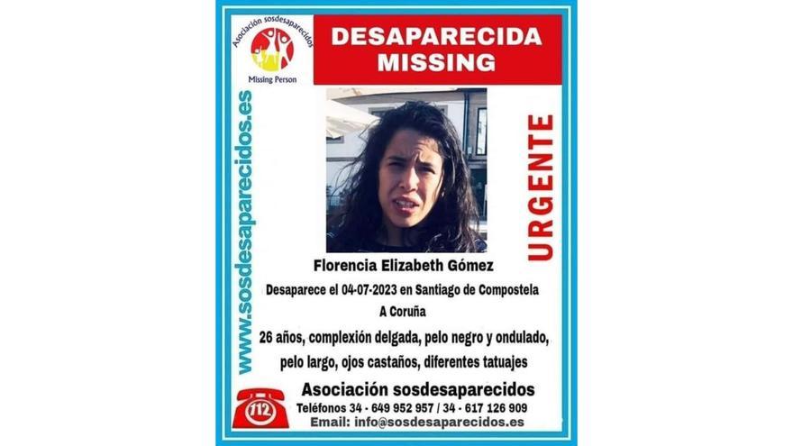 Localizada en buen estado la joven de 26 años que desapareció hace diez días en Santiago