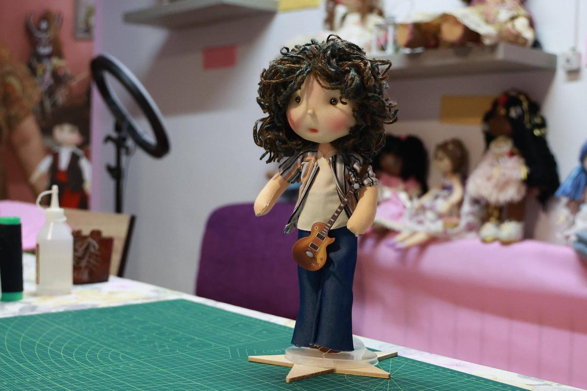 Robe de tela realizado por Inés Suárez.