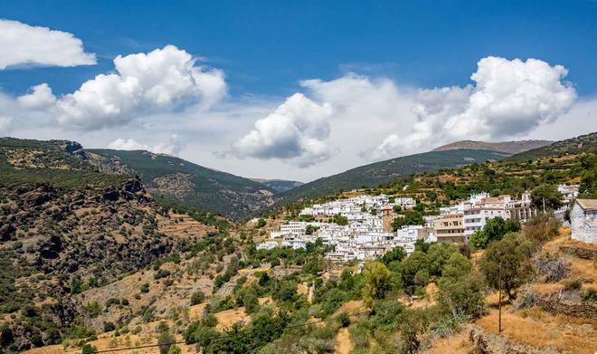 View of Bayárcal (Bayarcal), Alpujarra region, Spain