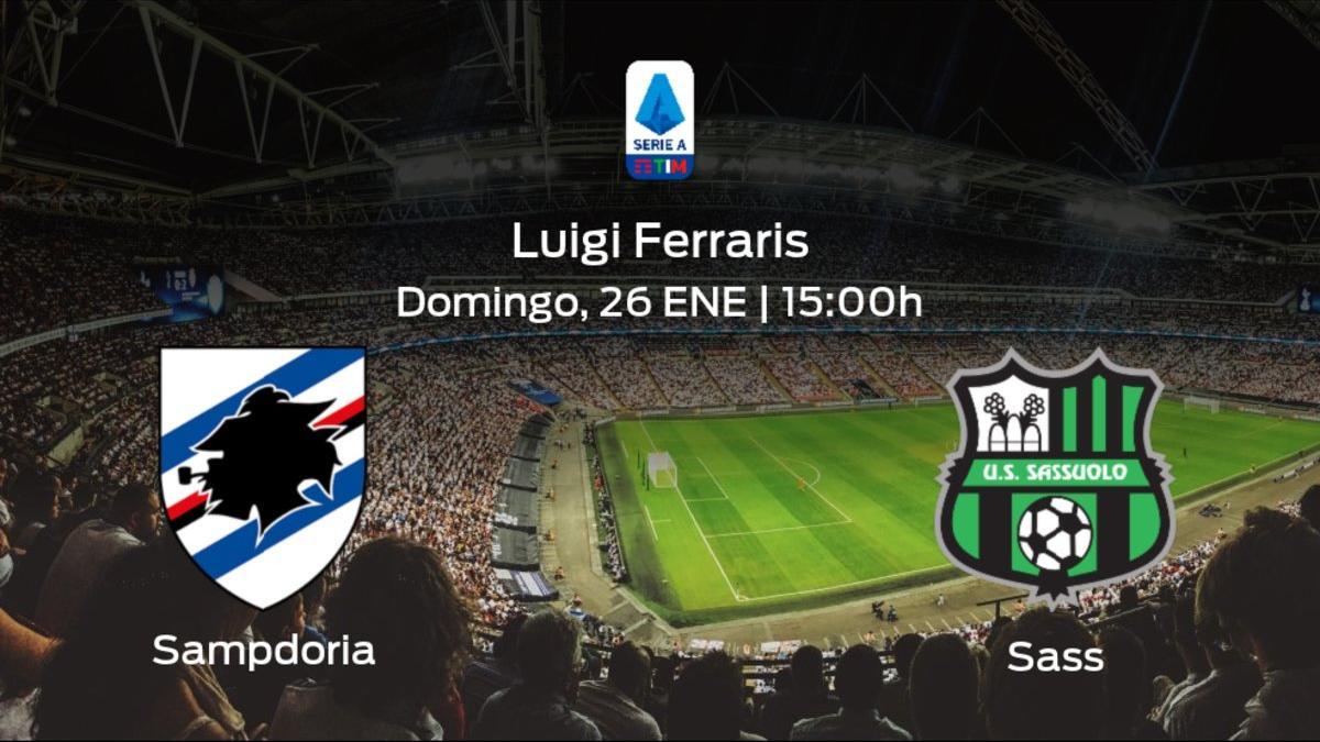 Previa del encuentro: la Sampdoria recibe al Sassuolo