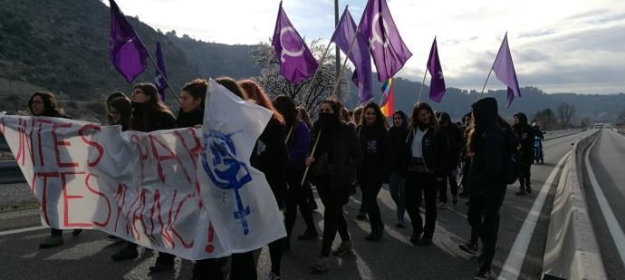 La vaga del 8 de març a la Catalunya Central