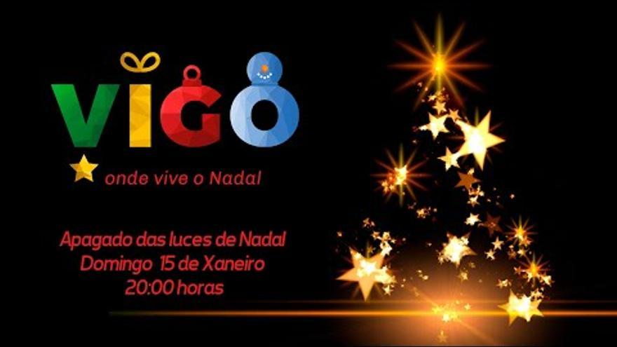 Apagado de las luces de Navidad de Vigo