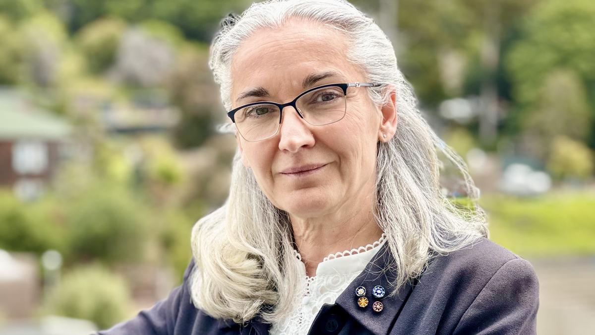 Eva Nogales, ayer en la universidad de Berkeley, tras conocer su premio.