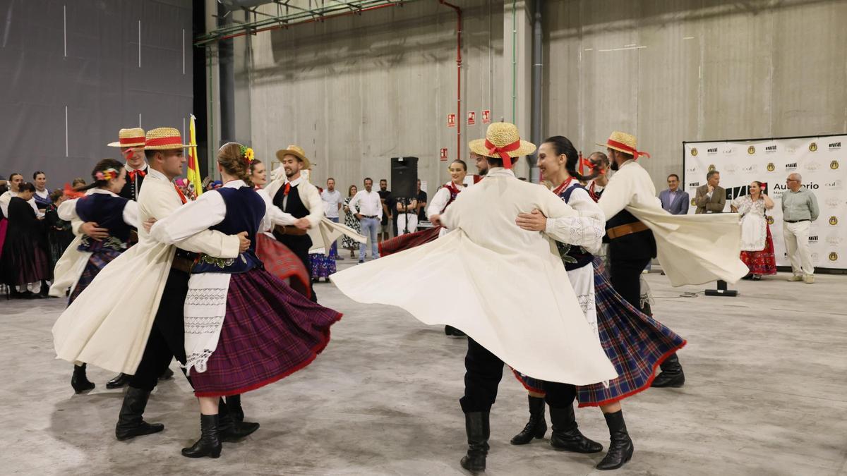 Parte de la representación polaca desplazada a Lorca.