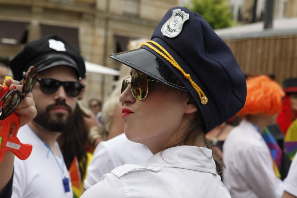 Desfile del orgullo LGTB por las calles gijonesas