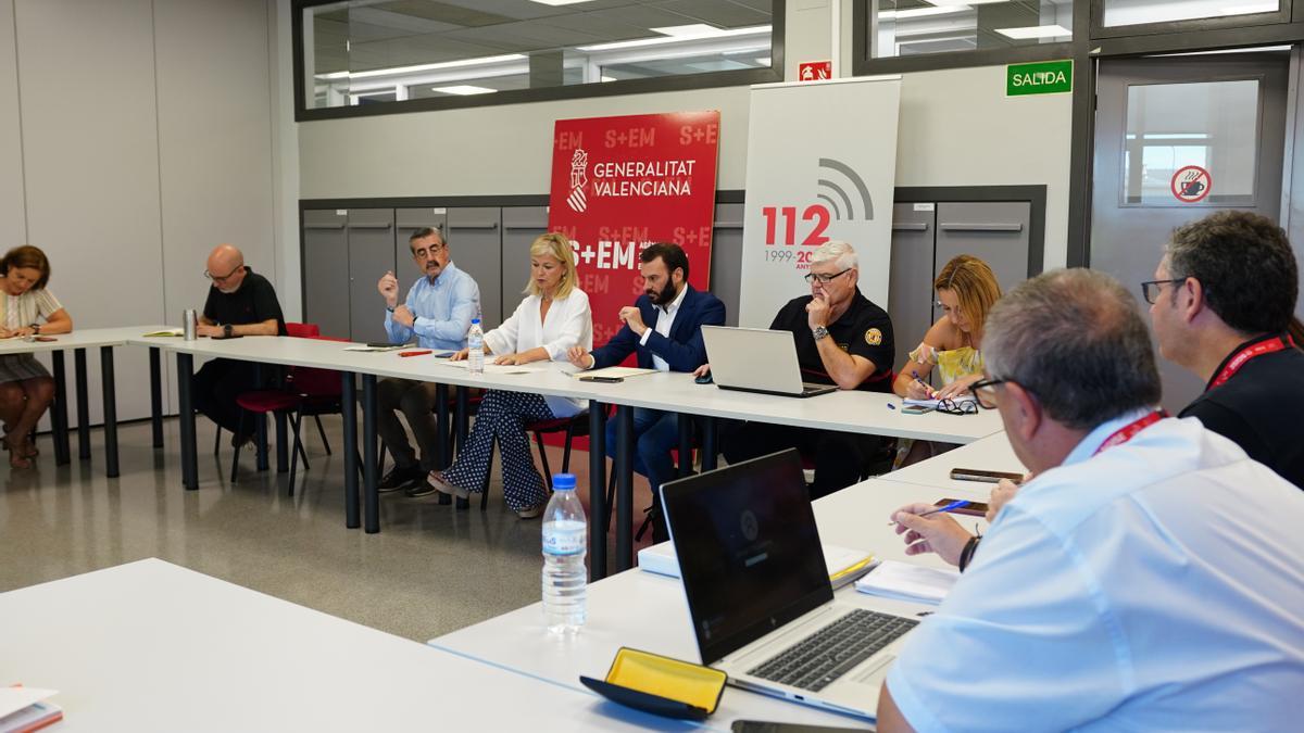 Una imagen de la reunión mantenida esta mañana.