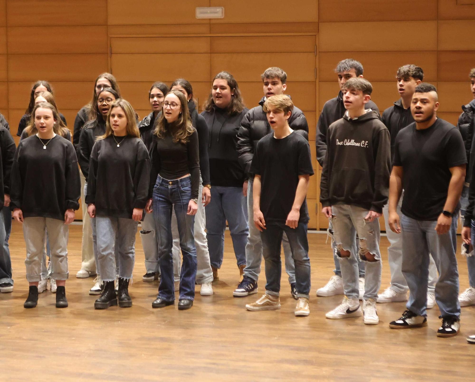 Encuentro de coros infantiles en el Conservatorio de Música de A Coruña