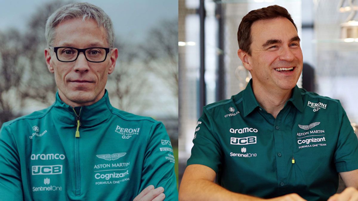 Mike Krack y Dan Fallows, máximos responsables técnicos del proyecto de Aston Martin en F1