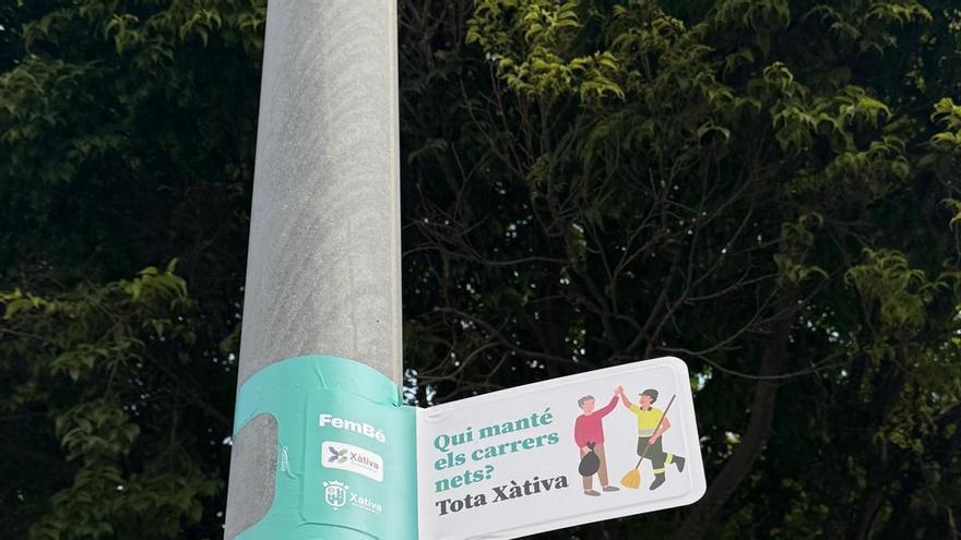 Xàtiva pone en marcha "FemBé", una campaña para reforzar la limpieza, el reciclaje y el civismo en la ciudad