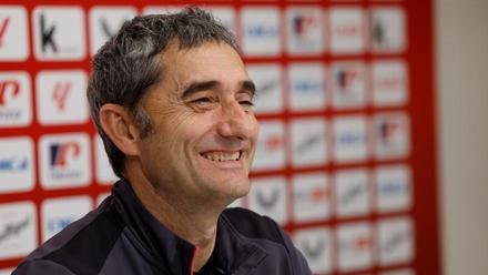 Ernesto Valverde en conferencia de prensa