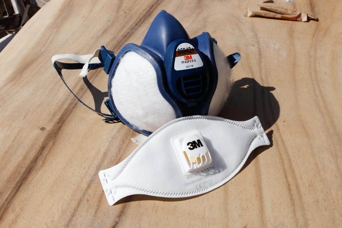Las mascarillas que emplea Nuria Roig para protegerte de las sustancias químicas.
