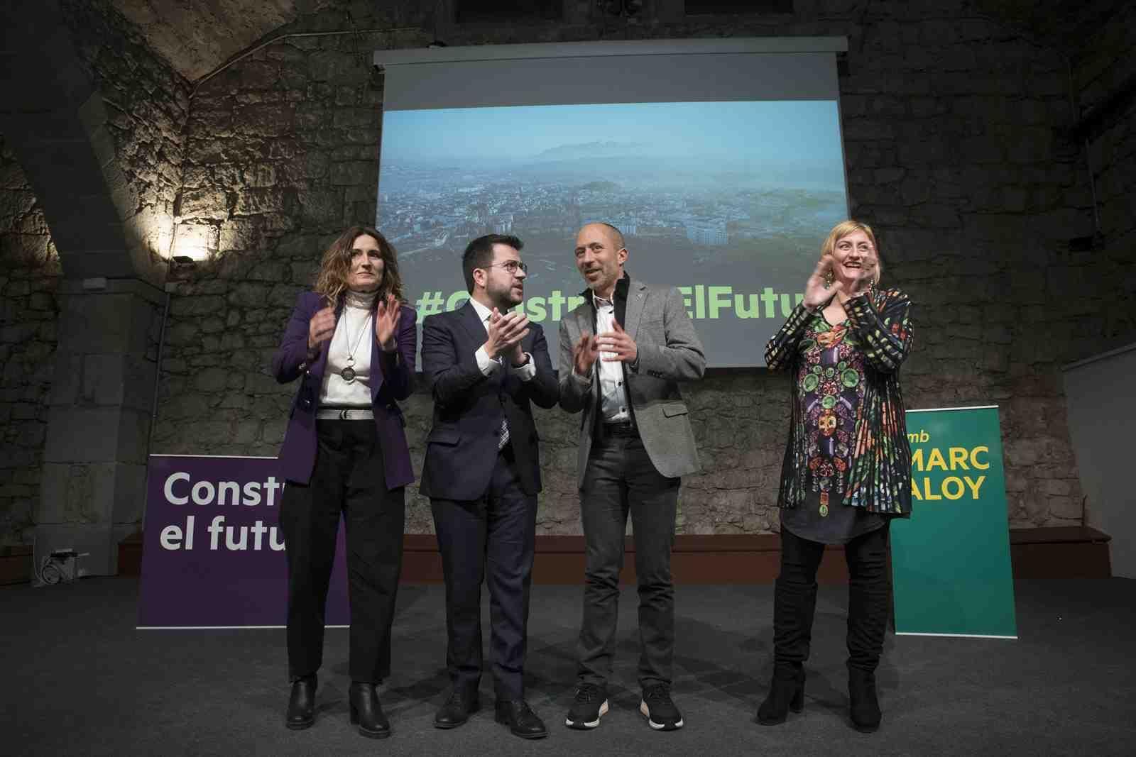 Acte de presentació de l'alcaldable per ERC a Manresa, Marc Aloy