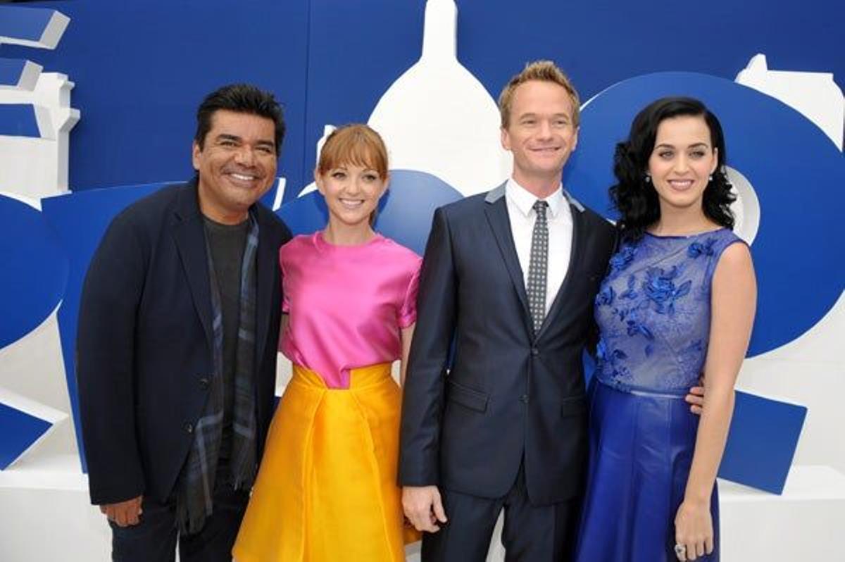 George Lopez, Jayma Mays, Neil Patrick Harris y Katy Perry