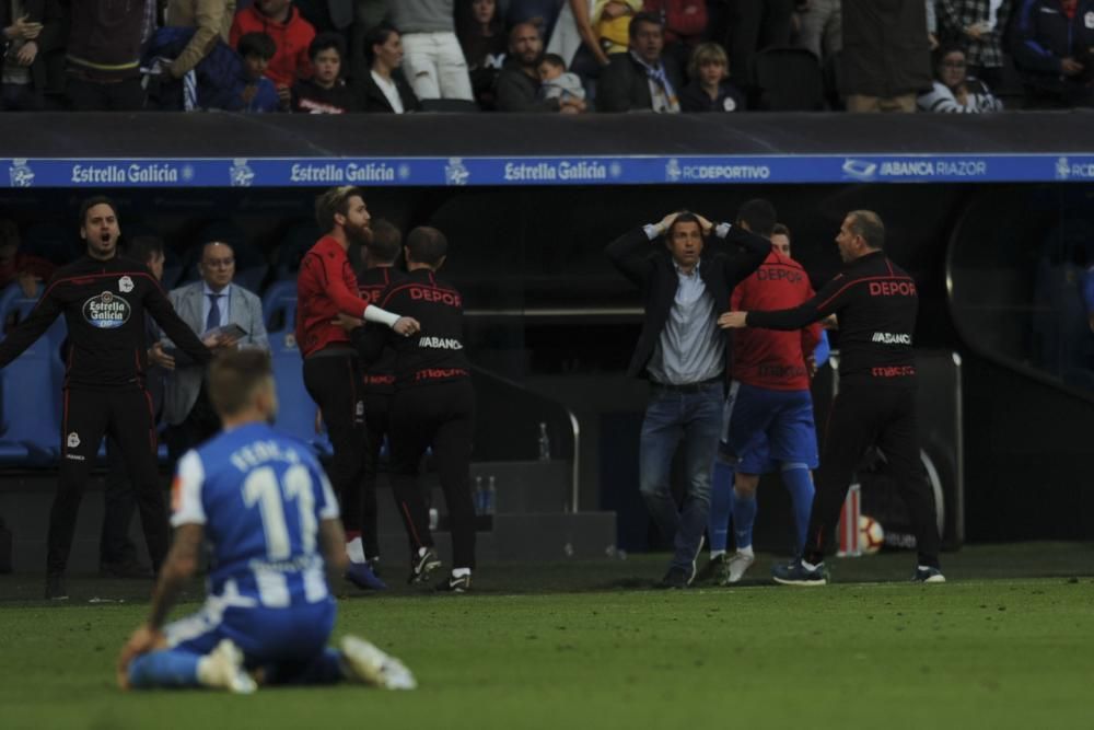 El Dépor remonta y le gana 4-2 al Málaga