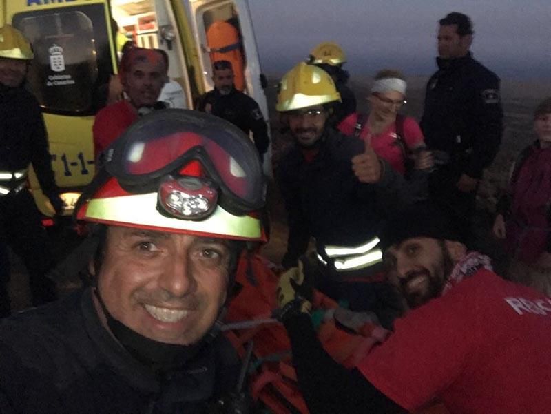 Rescate de cinco horas en Lanzarote