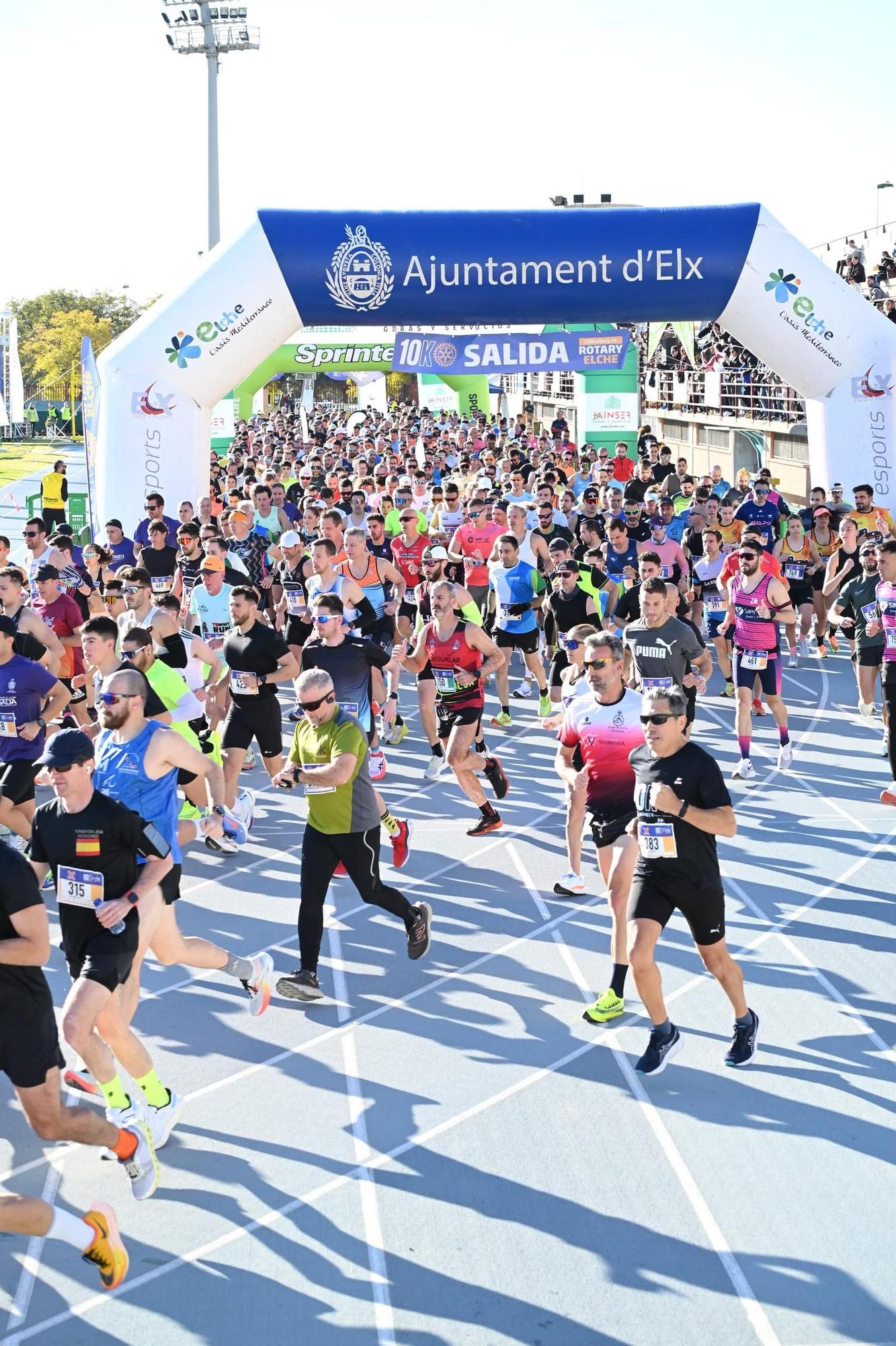 ¿Has corrido la '10k Rotary' de Elche? Búscate en nuestras fotos